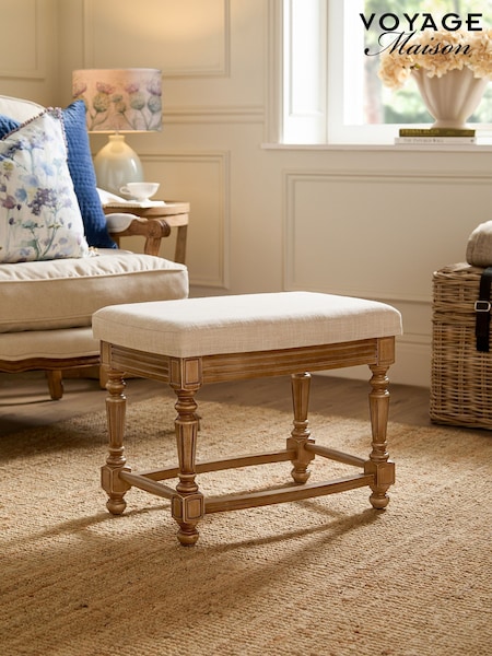 Voyage Maison Oak Eloise Footstool (W91544) | €136