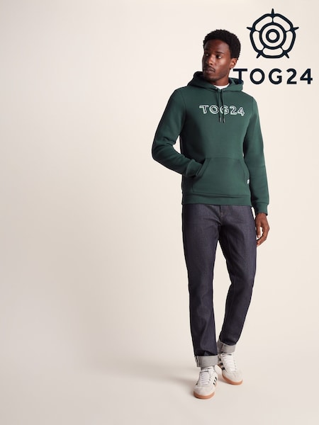 Tog 24 Green Mens Rinson Hoodie (W91801) | €54