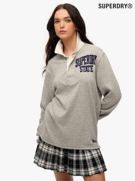 Superdry Oversized Athletic Rugby Top (W91831) | R$ 495