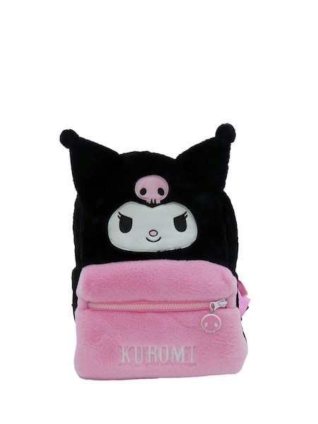 Peers Hardy Sanrio Kuromi Functional Plush Black Backpack (W91890) | €32