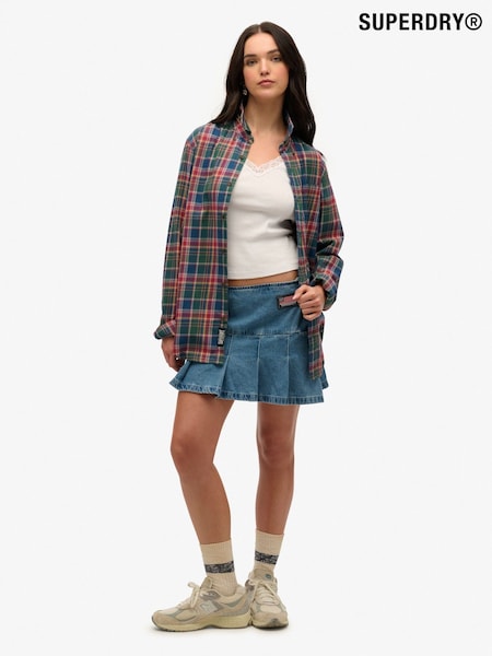 Superdry Oversized Vintage Check Shirt (W91958) | 335 LEI