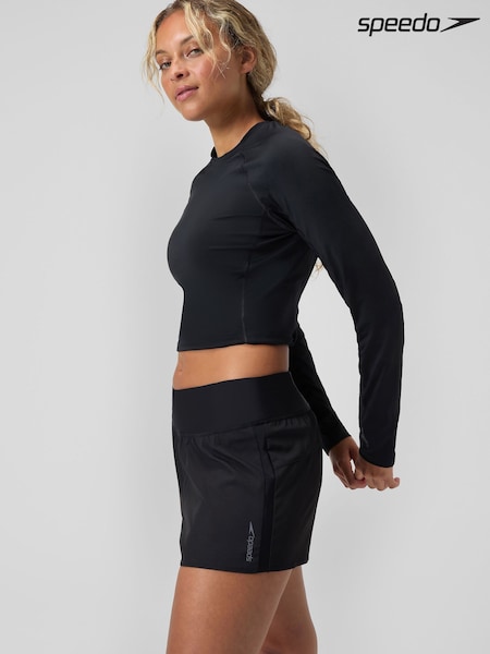 Speedo Black Solid Lookout Swim Shorts (W91995) | R785