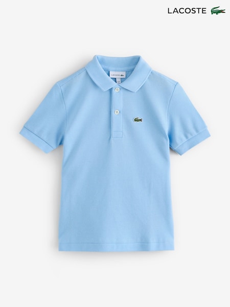 Lacoste Blue Petit Piqué Logo Polo Shirt (W92186) | €71 - €85