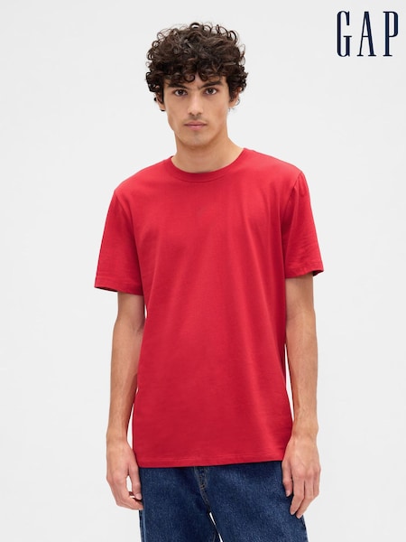 Gap Red Everyday Soft Crew Neck T-Shirt (W92212) | €16