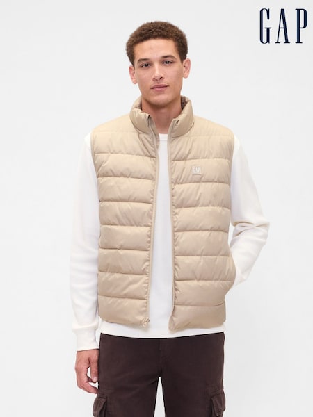 Gap Cream Relaxed ColdControl Puffer Vest (W92224) | €46