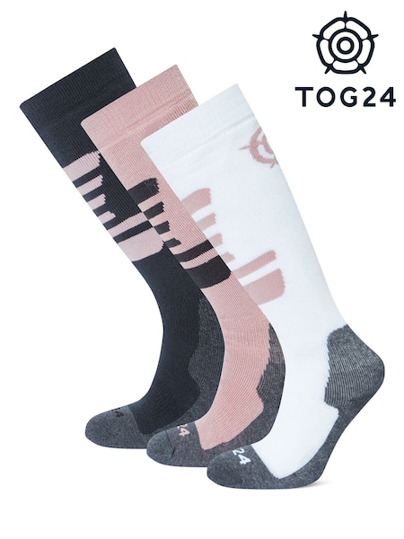 Tog 24 Black Kids Bergenz Ski Socks 3 Pack (W92257) | AED140