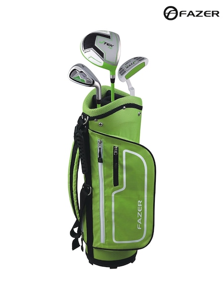Fazer Junior J TEK 7.0 Age 3-5 3 Piece Golf Carry Bag Package Set - Green (W92296) | €138