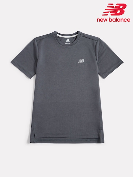 Gri - Tricou New Balance Kids Athletics (W92340) | 149 LEI - 179 LEI