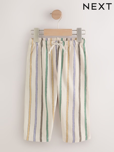Dungi pastel multicolore - Textured Lightweight Joggers (3mths-7yrs) (W92396) | 63 LEI - 78 LEI