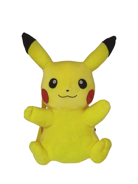 Peers Hardy Yellow Pikachu Plush Backpack (W92409) | €32
