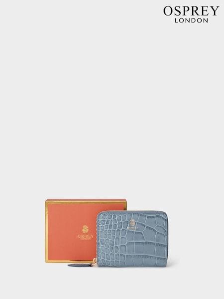 OSPREY LONDON Wentworth Italian Leather Medium Zip Purse (W92515) | R$ 940