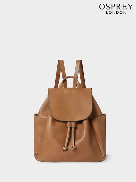 Osprey London The Monterrey Leather Brown Backpack (W92526) | €379