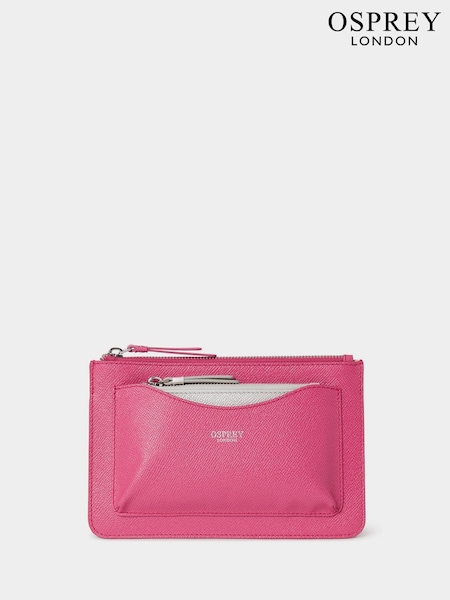 Osprey London Pink The Viva 2-in-1 Leather Pouch (W92529) | €69