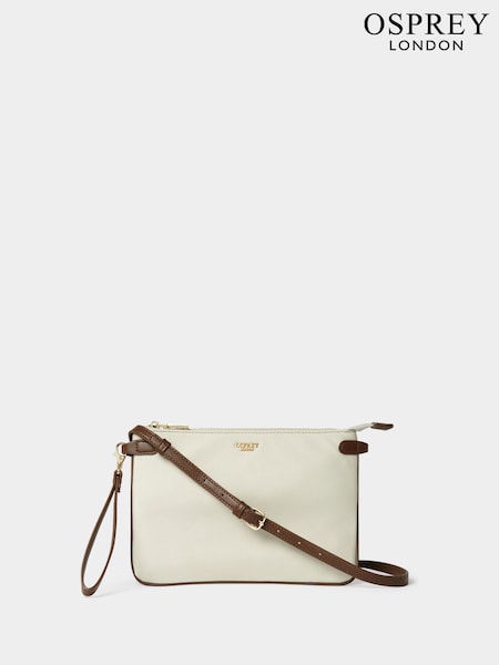 Natural - Osprey London The Voyage Nylon Crossbody Bag (W92540) | 261 LEI