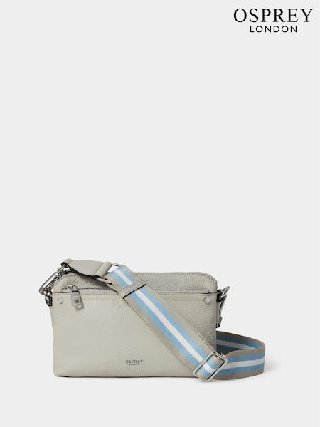 Osprey London Grey The Stella Leather Cross-Body Bag (W92552) | €173
