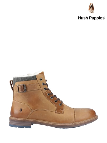 Hush Puppies Jordan Buckle Brown Boots (W92617) | €126