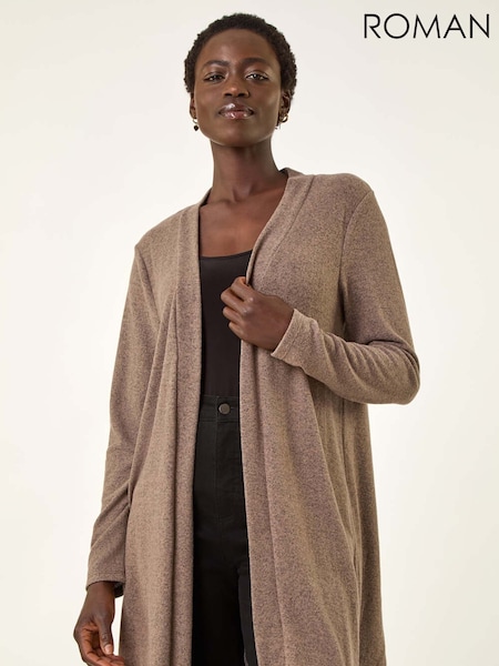 Roman Natural Longline Knit Cardigan (W92625) | €40