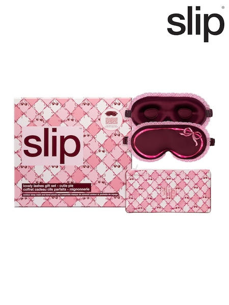 Slip Pure Silk Lovely Lashes Gift Set With Lace Trim (Worth £95) (W92682) | €102