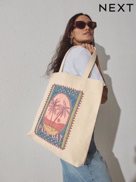 طبعة - Cotton Embellished Bag (W92742) | ‏142 ر.س.‏