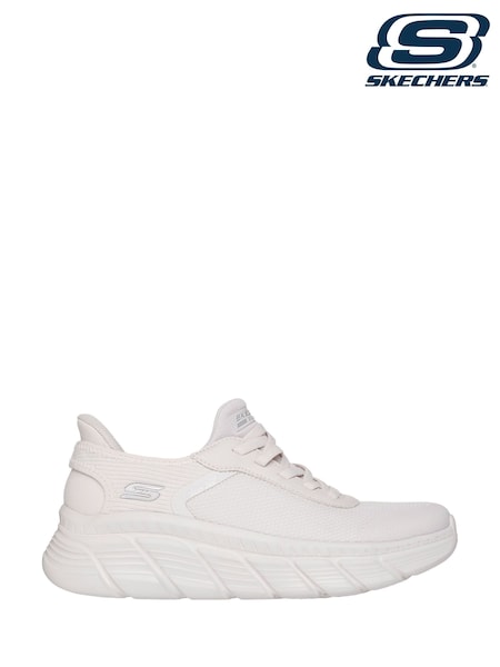 Skechers White Slip-ins Bobs B Flex Hi Linear Force Trainers (W92895) | ₪347