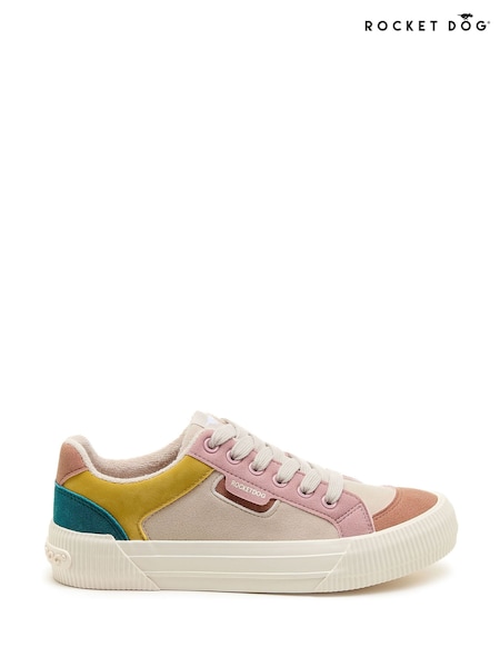 Rocket Dog Natural Cherry Block Trainers (W93123) | €71