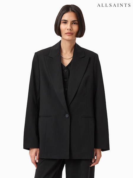 AllSaints Black Averie Tri Blazer (W93204) | €216