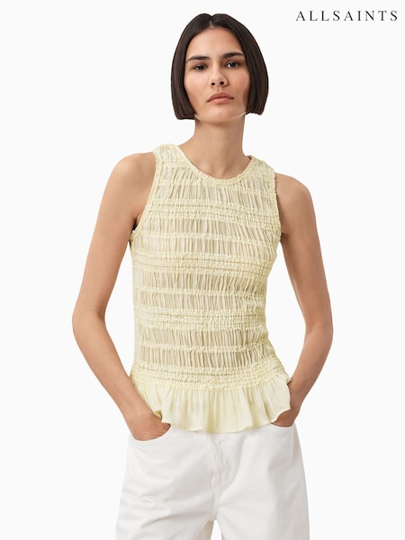 Amarelo - AllSaints Marion Top (W93219) | R$ 980