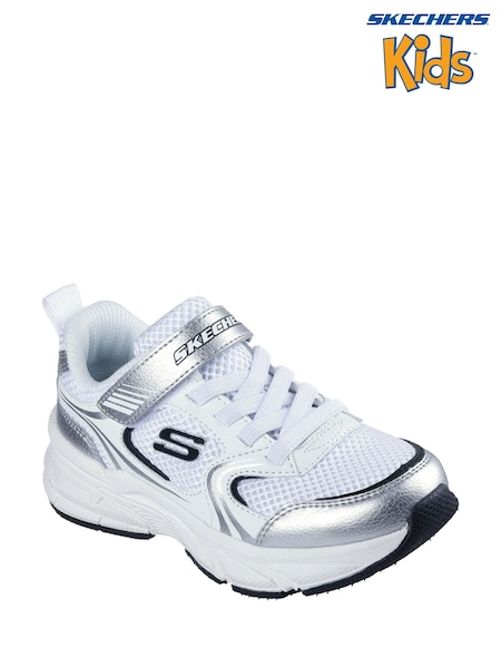 Skechers White Retro-Graph Trainers (W93293) | AED227