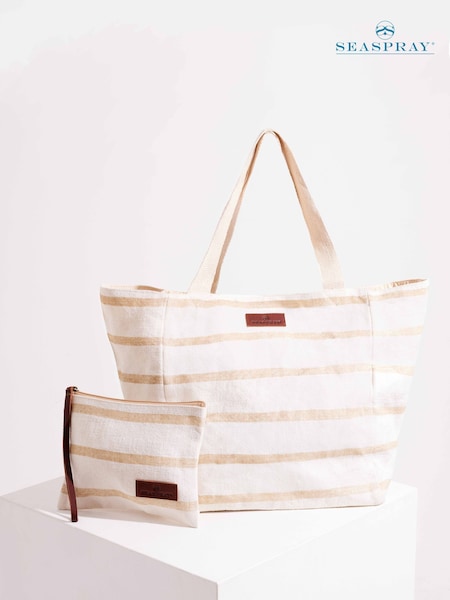 Seaspray Jumbie Stripe Beach Bag And Purse Set (W93301) | €66
