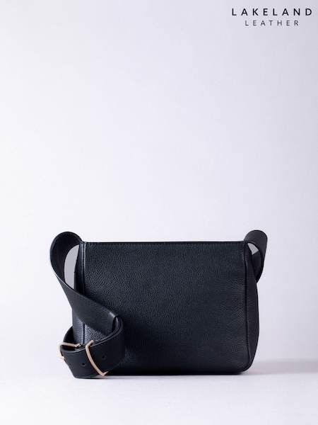 Lakeland Leather Black Newton Cross-Body Bag (W93397) | €89