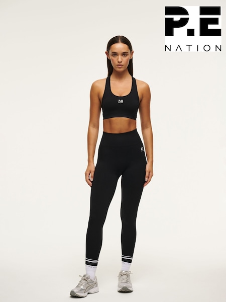 P.E Nation Black Restore Seamless Sports Bra (W93469) | €46