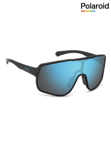 Polaroid Mask Style Black Sunglasses (W93558) | €108