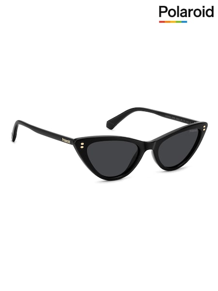 Polaroid Cat Eye Black Sunglasses (W93559) | €66