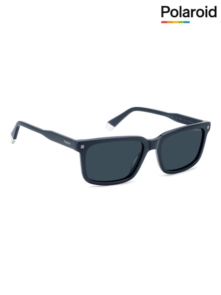 Polaroid Blue Rectangular Sunglasses (W93560) | €113