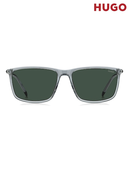 HUGO Grey Rectangular Sunglasses in Greay (W93902) | €183