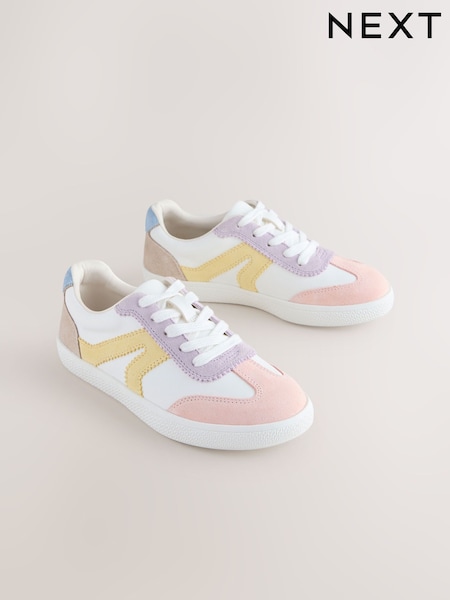Multi Pastel Standard Fit (F) Retro Trainers (W93980) | AED122 - AED157
