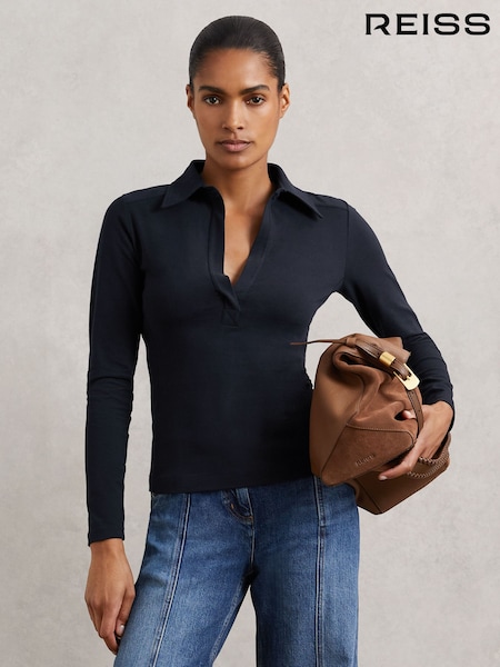 Reiss Navy Novi Shirt (W94254) | AED490