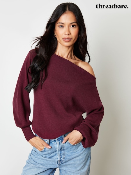 Threadbare Soft Slash Neck Jumper (W94342) | R$ 290