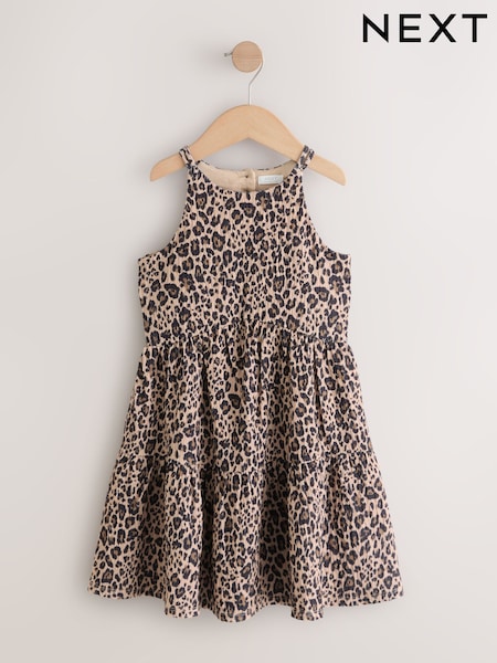 Animal Strappy Crinkle Summer Dress (3-16yrs) (W94389) | 47 QAR - 73 QAR