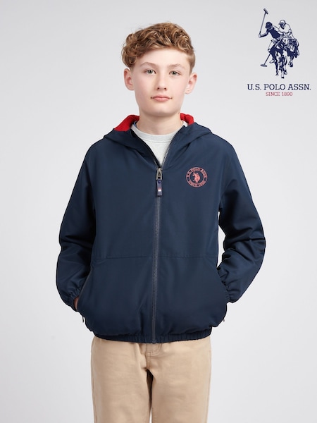 U.S. Polo Assn. Blue Boys Fleece Lined Windcheater (W94496) | €86 - €103