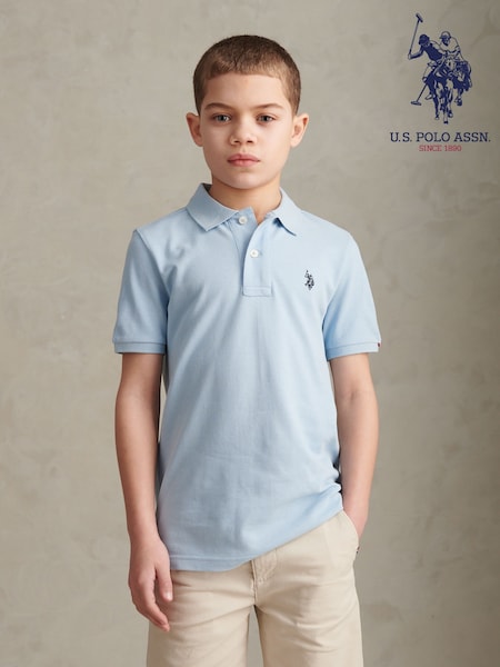 Blue - U.s. Polo Assn. Double Horsemen Polo Shirt