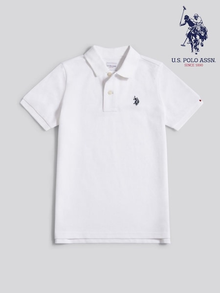 Սպիտակը անջատված է - U.s. Polo Assn. Double Horsemen Polo Shirt