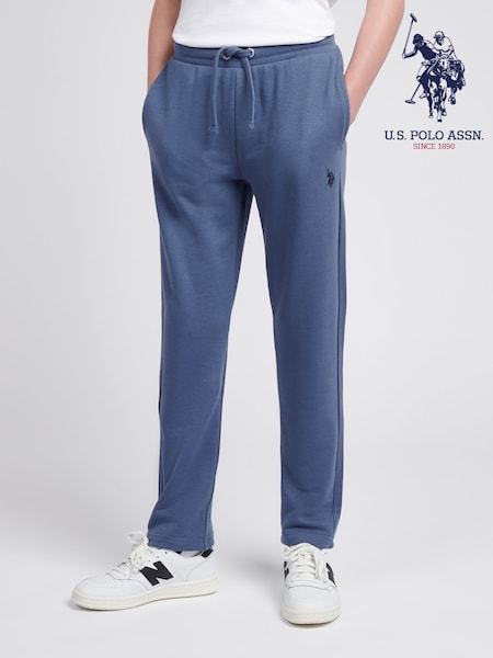 U.S. Polo Assn. Blue Boys Double Horsemen Straight Leg Joggers (W94542) | 148 QAR - 178 QAR