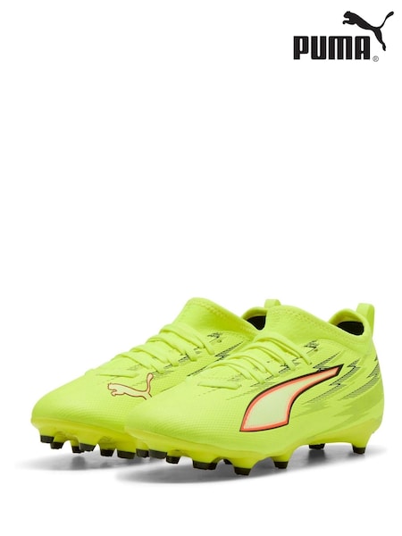 Dzeltens - Puma Ultra 6 cietās zemes futbola zābaki