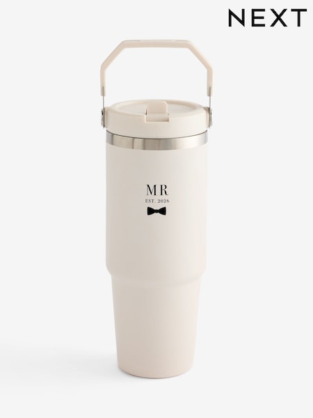 Cream Est 2026 Wedding Mr Water Bottle (W94663) | SGD 27