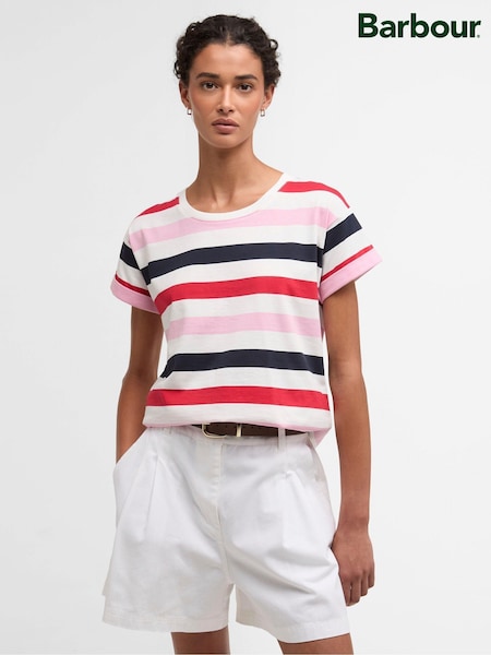 Barbour® Red Lyndale T-Shirt (W94667) | 250 zł