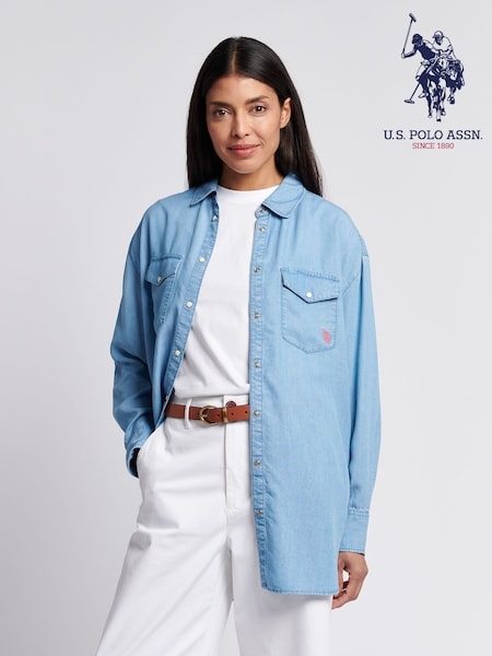 U.S. Polo Assn. Chambray Overshirt (W94711) | € 92