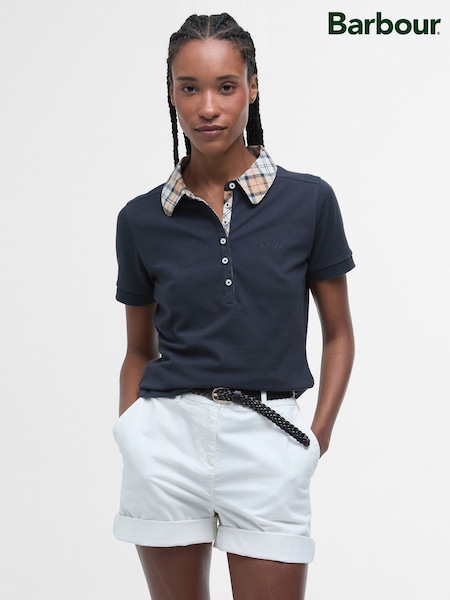 Barbour® Navy Malvern Polo Shirt (W94713) | ₪289