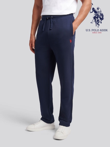 U.S. Polo Assn. Navy Blue Mens Double Horsemen Straight Leg Joggers (W94830) | €66