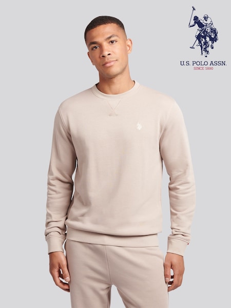 U.S. Polo Assn. Natural Mens Double Horsemen Sweatshirt (W94848) | €71